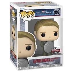 Funko Pop! Figura POP Marvel Captain America The First Avenger - Captain America with Prototype Shield Special Edition - 999