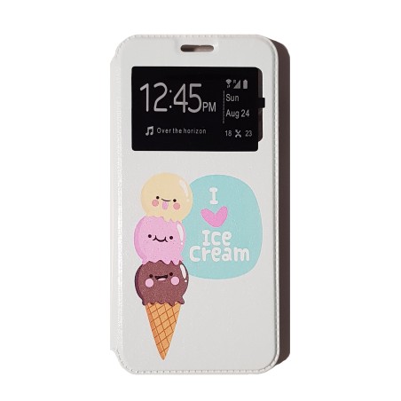 Funda Libro I Love Ice Cream Xiaomi Redmi Note7