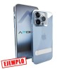 Funda Transparente Premium Anti-Golpe Gel Negra + Tapa Cámara iPhone 13 Pro Max