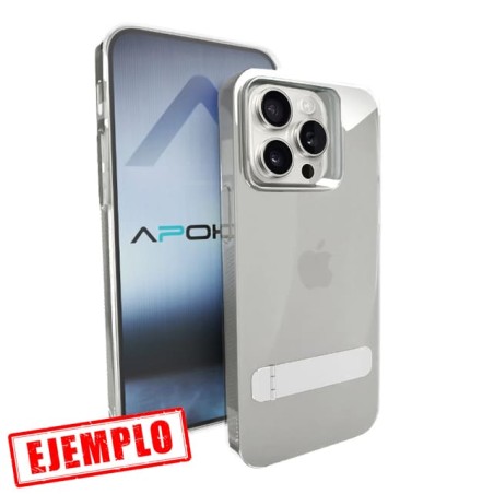 Carcasa Transparente ABR + KickStand iPhone 15 Pro