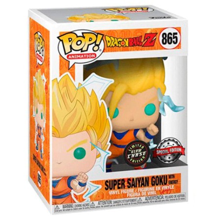 Funko Pop! Figura Pop DragonBall Z - Super Saiyan Goku with Energy Chase Special Edition - 865