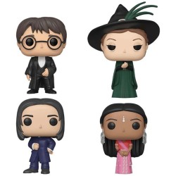 Funko Pop! Figura POP Harry Potter - Severus Snape / Harry Potter / Parvati Patil / Minerva McGonagall - Pack4