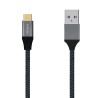 Cable de Datos Contact Tipo C a USB A 20W 1M Negro
