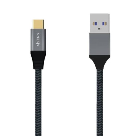Cable de Datos AISENS A107-0630 Tipo C a USB A 3A 0.5M