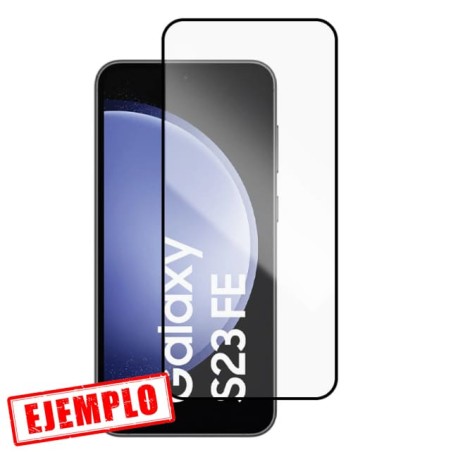 Protector Pantalla Full 3D Negra Cristal Templado Samsung Galaxy S23 FE