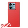 Funda Gel Tacto Silicona Roja Xiaomi Redmi Note 13 5G
