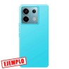 Funda Gel Tacto Silicona Azul Turquesa Xiaomi Redmi Note 13 5G