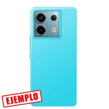 Funda Gel Tacto Silicona Azul Xiaomi Redmi Note 13 5G