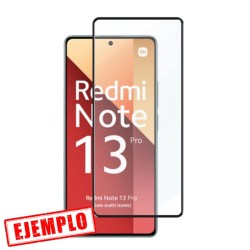 Protector Pantalla Full 3D Negra Cristal Templado Xiaomi Redmi Note 13 5G / Note 13 Pro 4G / Note 13 Pro 5G