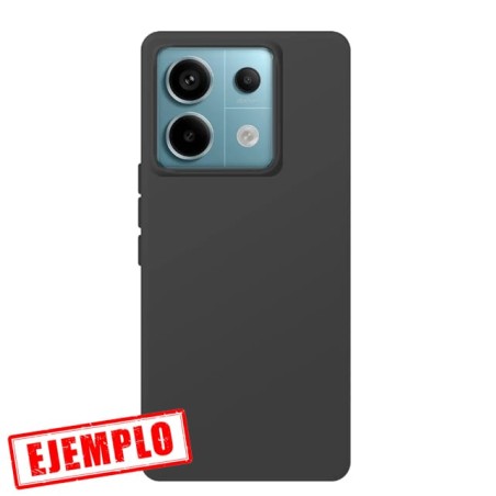 Funda Gel Tacto Silicona Negra Xiaomi Redmi Note 13 5G