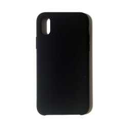 Carcasa Tacto Silicona Negra iPhone X/XS
