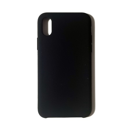 Carcasa Tacto Silicona Negra iPhone X/XS