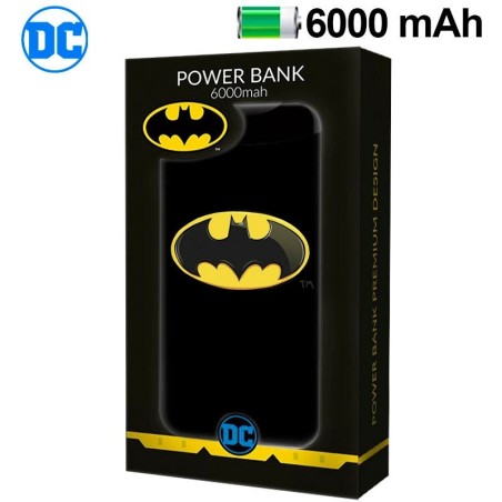 Batería Portátil - PowerBank DC Batman 1USB 6000mAh 2A