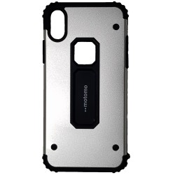 Carcasa Motomo Reforzada Aluminio Plata iPhone X/XS