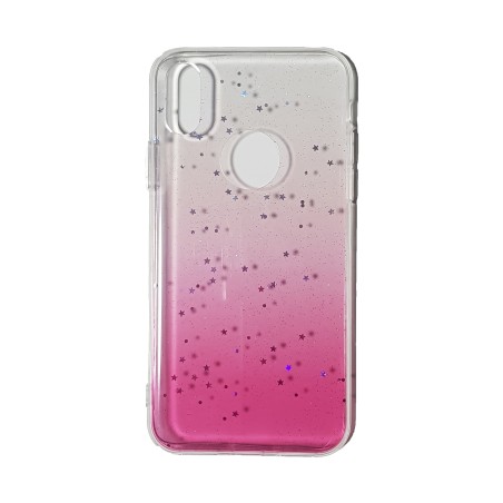 Carcasa Estrellitas Degradado en Rosa iPhone X/XS