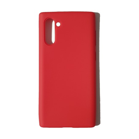 Funda Gel Tacto Silicona Roja Samsung Galaxy Note10