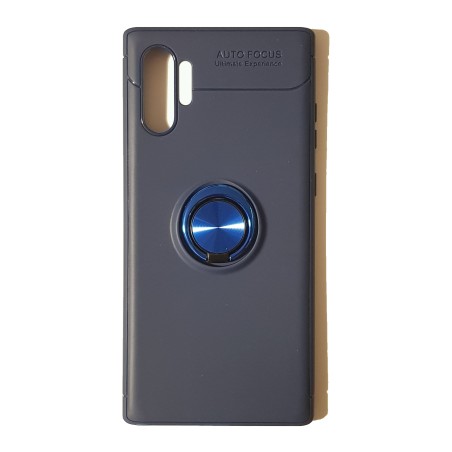 Funda Gel Premium Azul + Anillo Magnético Samsung Galaxy Note10 Plus