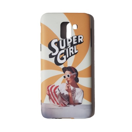 Funda Gel Premium Super Girl Samsung Galaxy J6 2018